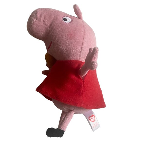 TY Peppa Pig 9 IN. Stuffed Character-Multicolot-GUC - Picture 2 of 6